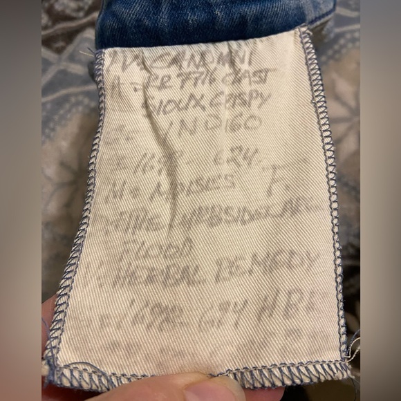 MOTHER The Curbside Cargo Flood in Herbal Remedy Indigo wash Size 26 x 29” - Picture 10 of 15